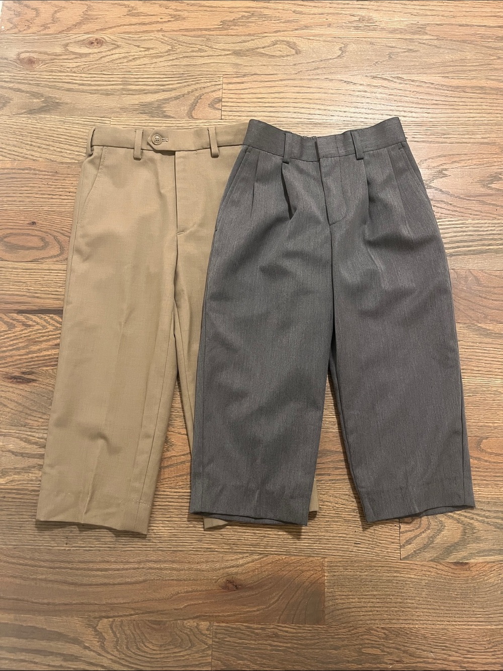 2 pair of boys size 5 dress pants EUC